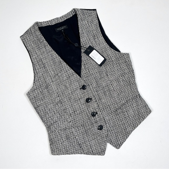 NEW! Rag & Bone Priya Tweed Vest - Picture 2 of 10